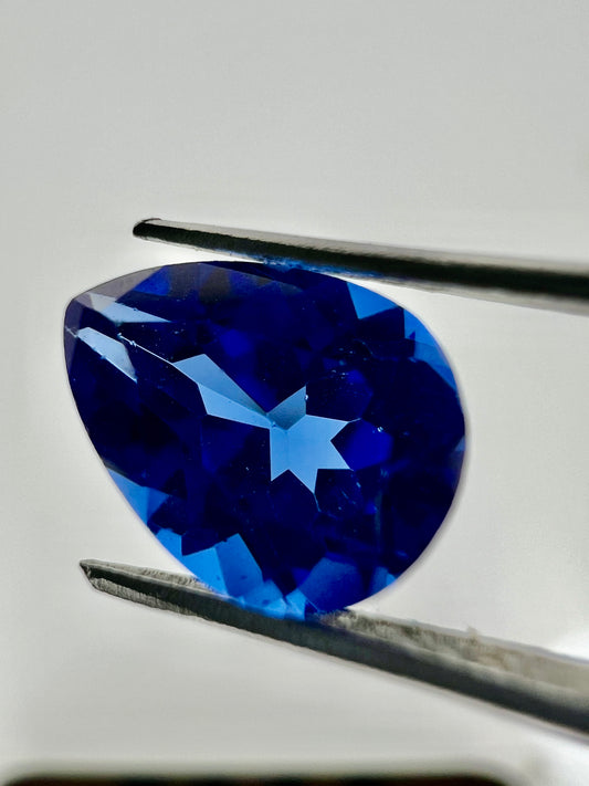 Blue Sapphire - Drop cut