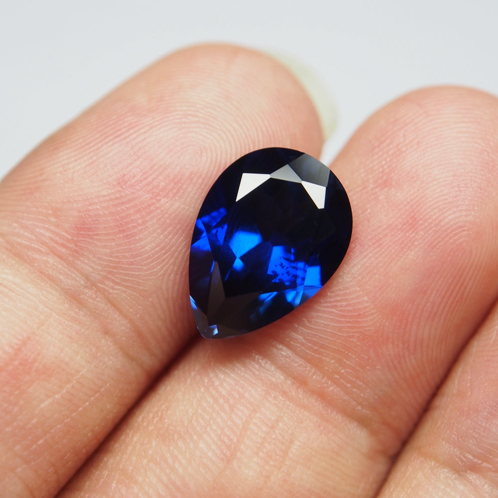 Blue Sapphire - Drop cut