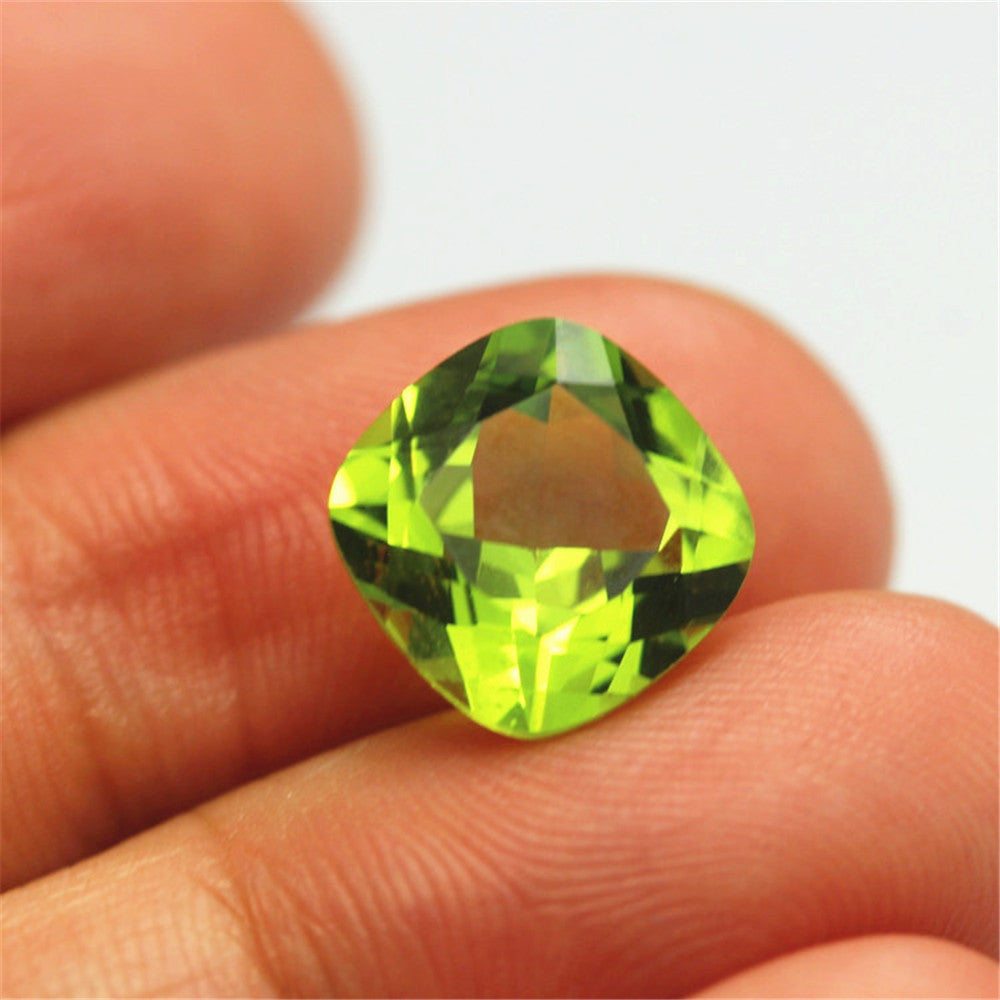 PERIDOT- Cushion Cut