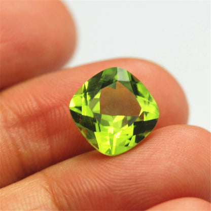 PERIDOT- Cushion Cut