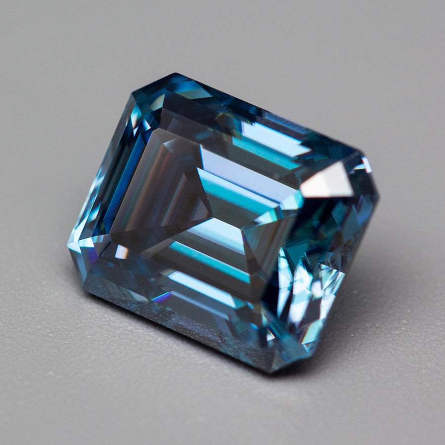 Blue Sapphire- Emerald cut