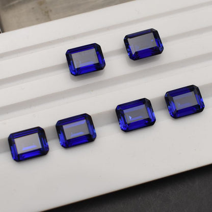 Blue Sapphire- Emerald cut