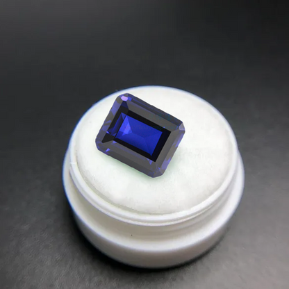 Blue Sapphire- Emerald cut