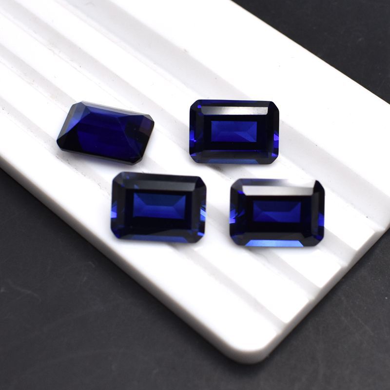 Blue Sapphire- Emerald cut