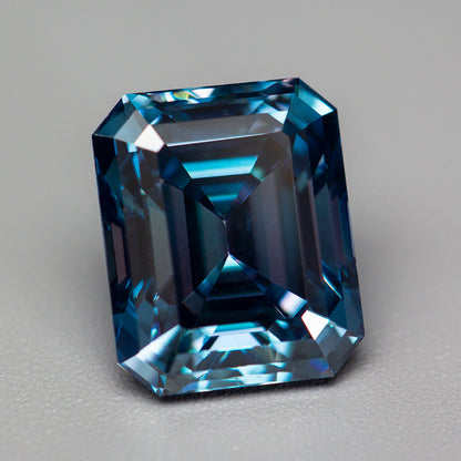 Blue Sapphire- Emerald cut