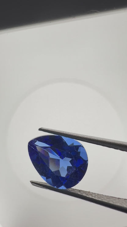 Blue Sapphire - Drop cut