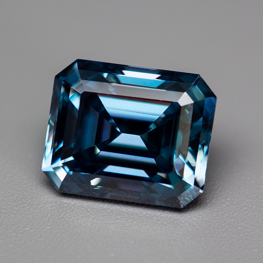 Blue Sapphire- Emerald cut