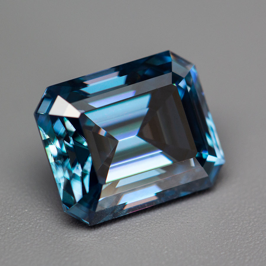 Blue Sapphire- Emerald cut