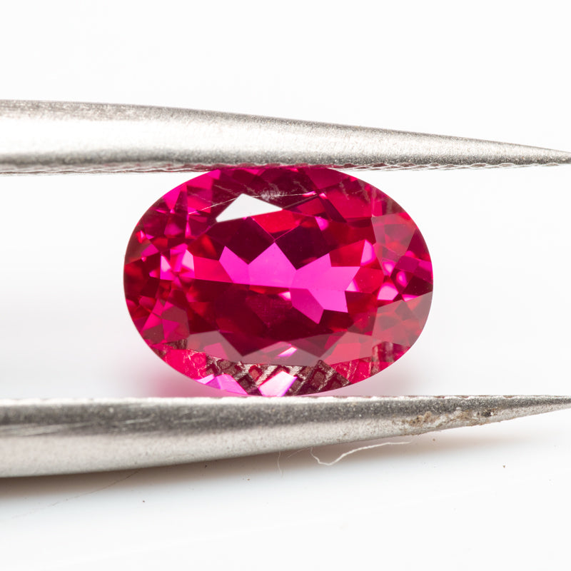 RUBY - Rubellite colour - Oval cut